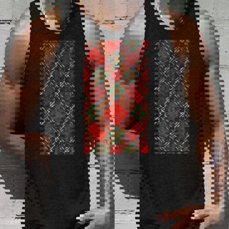 スコットランドのタータンチェック柄。 タンクトップ 彼への贈り物