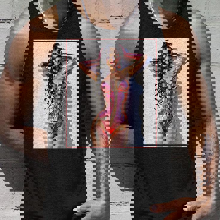 セクシーガールグラフィックtシャツ セクシー巨乳sfピンナップガール 長袖tシャツ タンクトップ 彼への贈り物