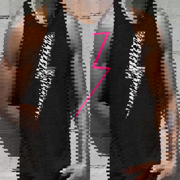 ゼブラ ピンク 稲妻 タンクトップ 彼への贈り物