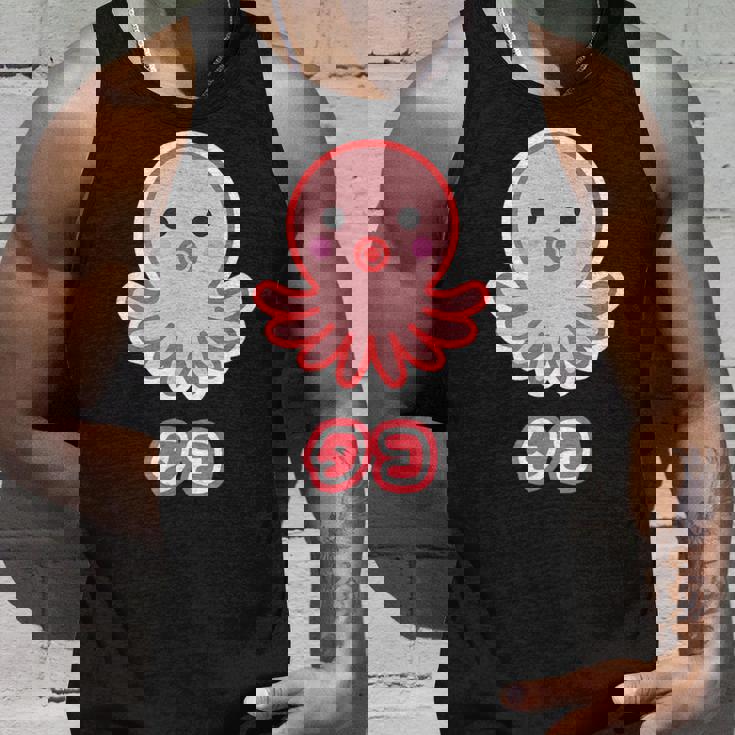 タコ【どうぶつフレンズ】蛸 水族館 ゆるくて かわいい 面白 動物 キャラクター タンクトップ 彼への贈り物