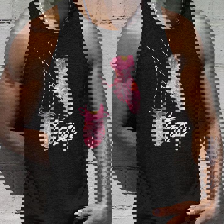 タップダンサー レトロフラワー タップダンサーデザイン タップダンス タンクトップ 彼への贈り物