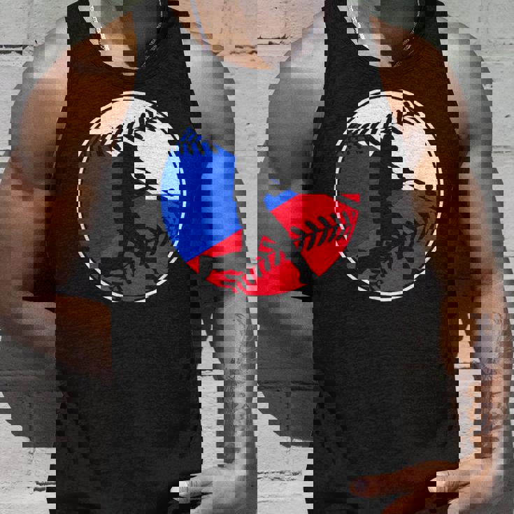 チェコ国旗 野球ヒッター チェコ国旗 タンクトップ 彼への贈り物