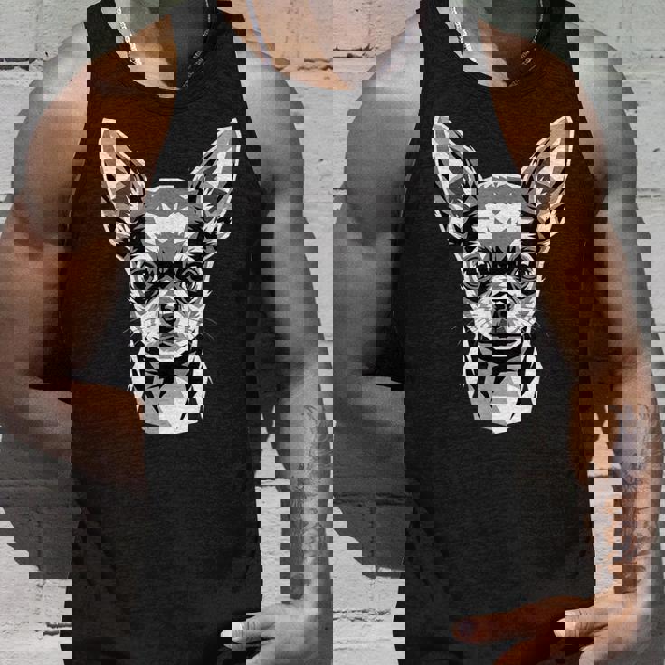 チワワ アート デザイン 犬 モチーフ かわいい チワワ 大好き タンクトップ 彼への贈り物