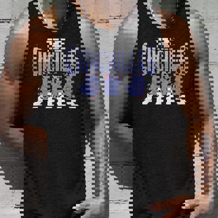 チンチラペットを飼う人のためのチンチラペデストリアンデザイン タンクトップ 彼への贈り物