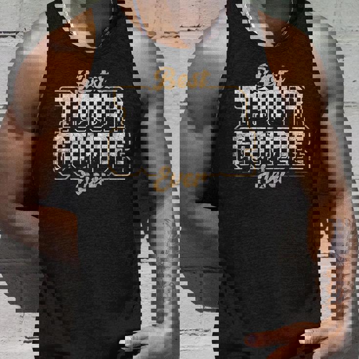 ツアーガイド ツアーコンダクター Best Tour Guide Ever タンクトップ 彼への贈り物