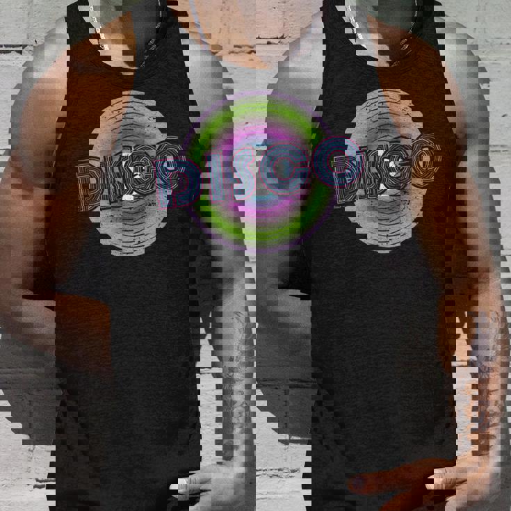 ディスコビニールレコード タンクトップ 彼への贈り物