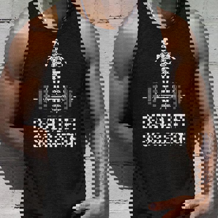 デッドリフトスケルトン-面白いジム タンクトップ 彼への贈り物