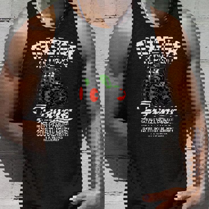 トラクター、トラクター、トラクター、農業 タンクトップ 彼への贈り物