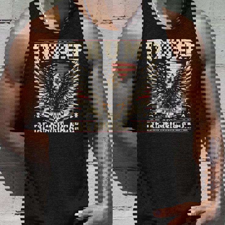 トランプ 2024 テイク・アメリカ・バック トランプ大統領 長袖tシャツ タンクトップ 彼への贈り物