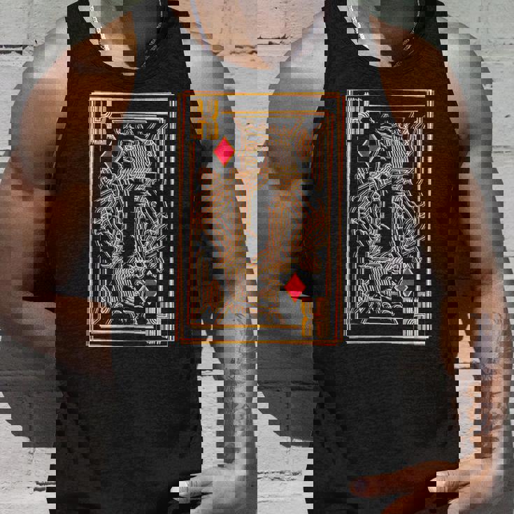 トランプ レトロ ダイヤモンド キング タンクトップ 彼への贈り物