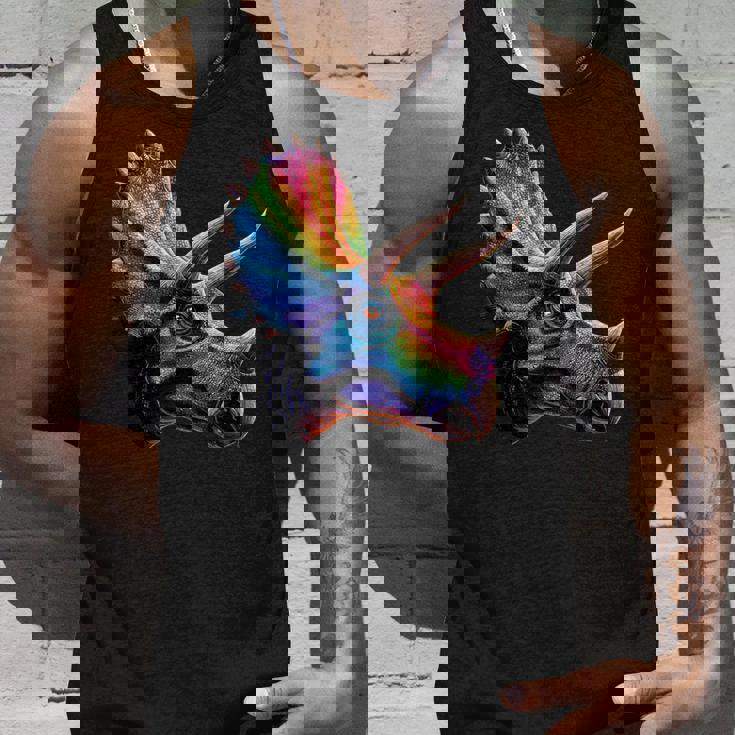 トリケラトプス 恐竜大好き かわいいトリケラトプス タンクトップ 彼への贈り物