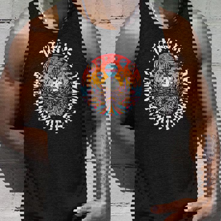 トルコ休暇、テュルキエカッパドキア熱気球フェスティバル タンクトップ 彼への贈り物