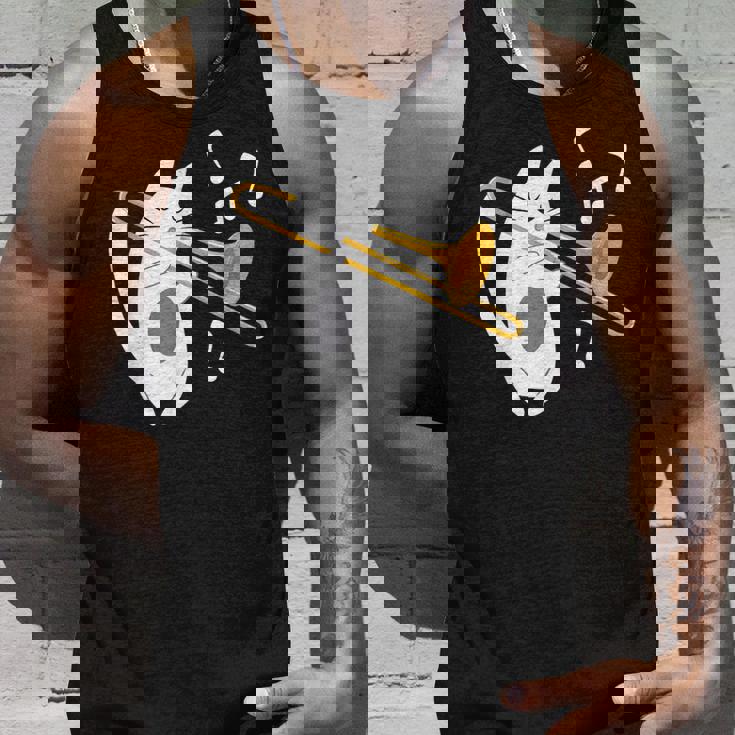 トロンボーン奏者 猫 トロンボーン奏者 音楽好き タンクトップ 彼への贈り物