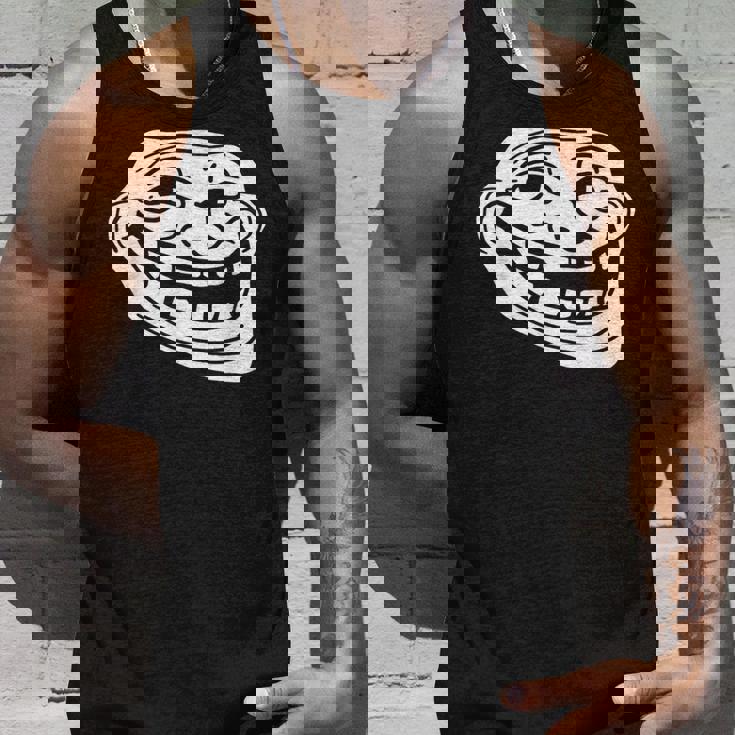 トロール フェイス ミーム ファニー ダンク ミーム トロールフェイス タンクトップ 彼への贈り物