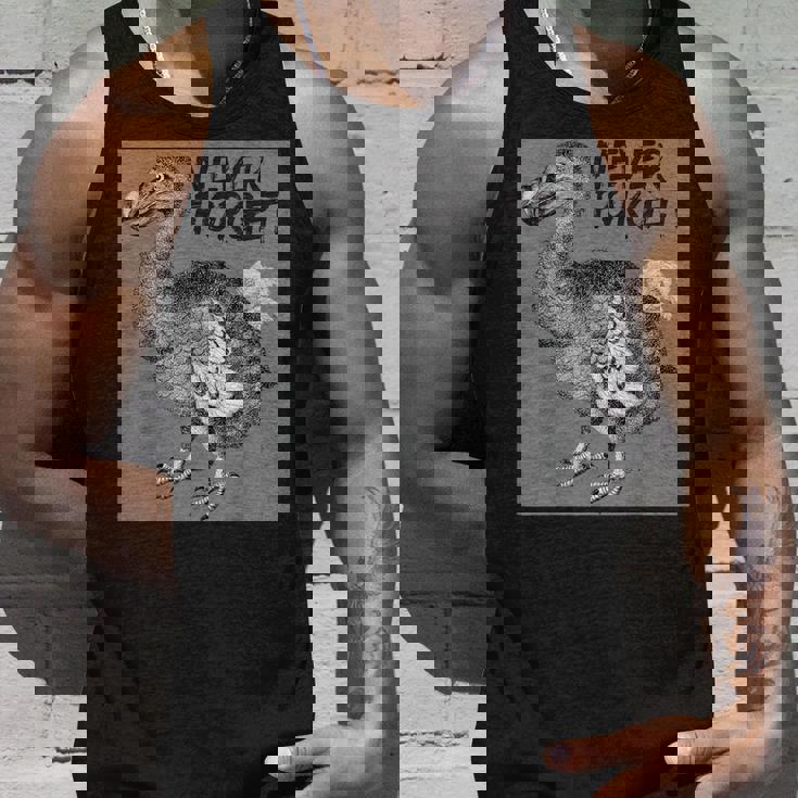 ドードー鳥、決して忘れない、動物種、ハト、ドローン、ドードー タンクトップ 彼への贈り物