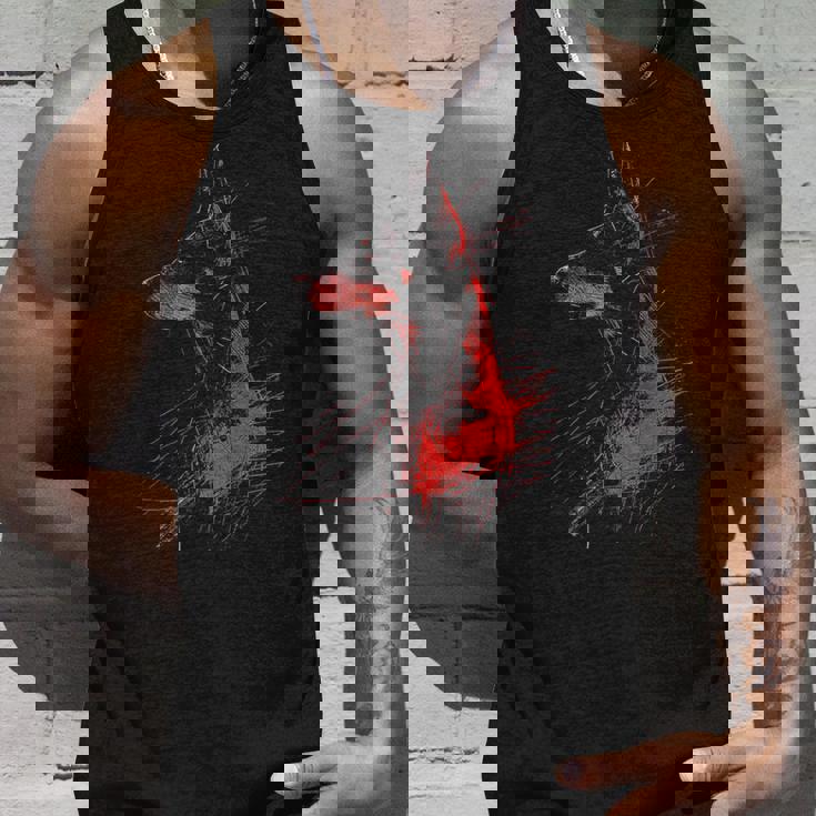 ドーベルマン グラフィック ペット アートワーク 犬 ドーベルマン タンクトップ 彼への贈り物