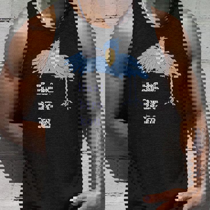 ハシビロコウさん 『ウェルカム』どうぶつフレンズ 動物園の生き物 大きな鳥 タンクトップ 彼への贈り物