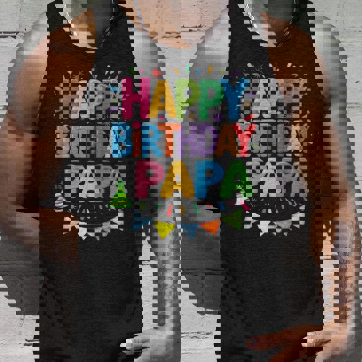 ハッピーバースデーパパはパパの誕生日 長袖tシャツ タンクトップ 彼への贈り物