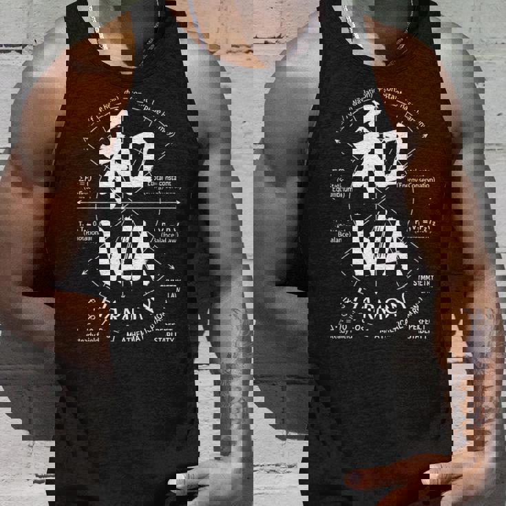 ハーモニー 漢字 和 天秤 解剖学 日本土産 長袖tシャツ タンクトップ 彼への贈り物