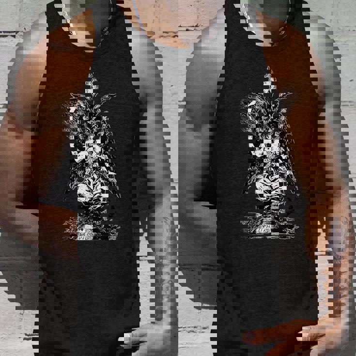 バフォメットの印章tシャツ ヤギの頭 タンクトップ 彼への贈り物