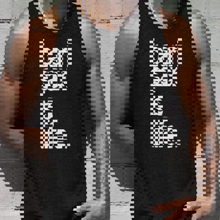 バリトンサックス サックスプレイヤー サックスフォニストギフト タンクトップ 彼への贈り物