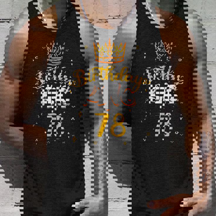 バースデーキング 78 ロイヤルテーマ 誕生日パーティー お祝い 78歳 タンクトップ 彼への贈り物