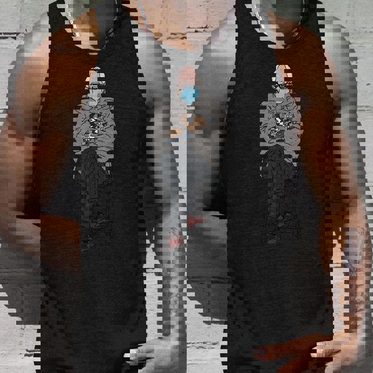 バーニー-サンダース-ミトン-ミーム タンクトップ 彼への贈り物