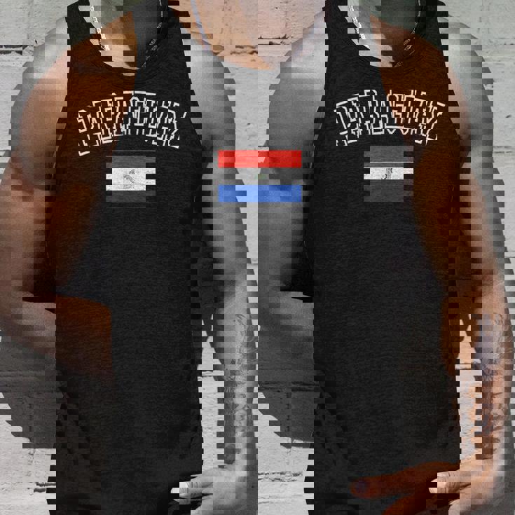 パラグアイ国旗 ヴィンテージ アンティーク調 レトロ ヘリテージデザイン タンクトップ 彼への贈り物