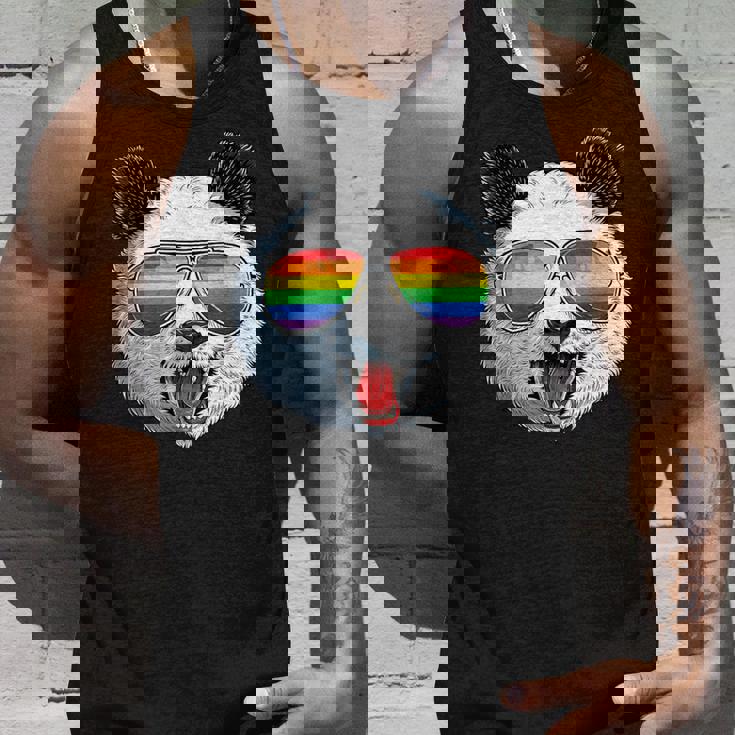 パンダ ゲイプライド Lgbt レインボーフラッグ サングラス Lgbtqギフト タンクトップ 彼への贈り物