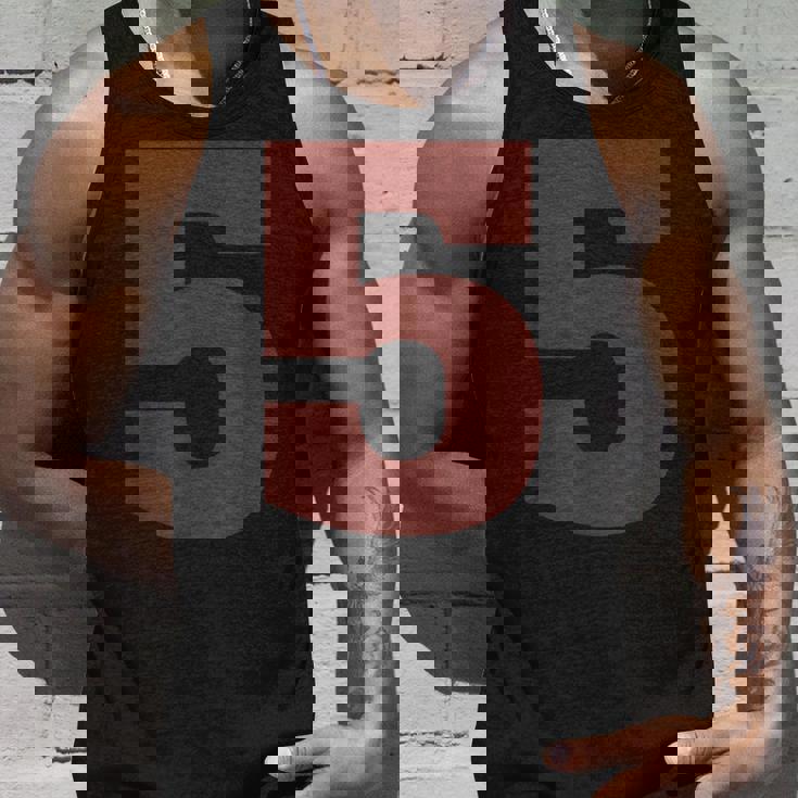 ビッグマルーン カラー ダークレッド ナンバー5 5 タンクトップ 彼への贈り物