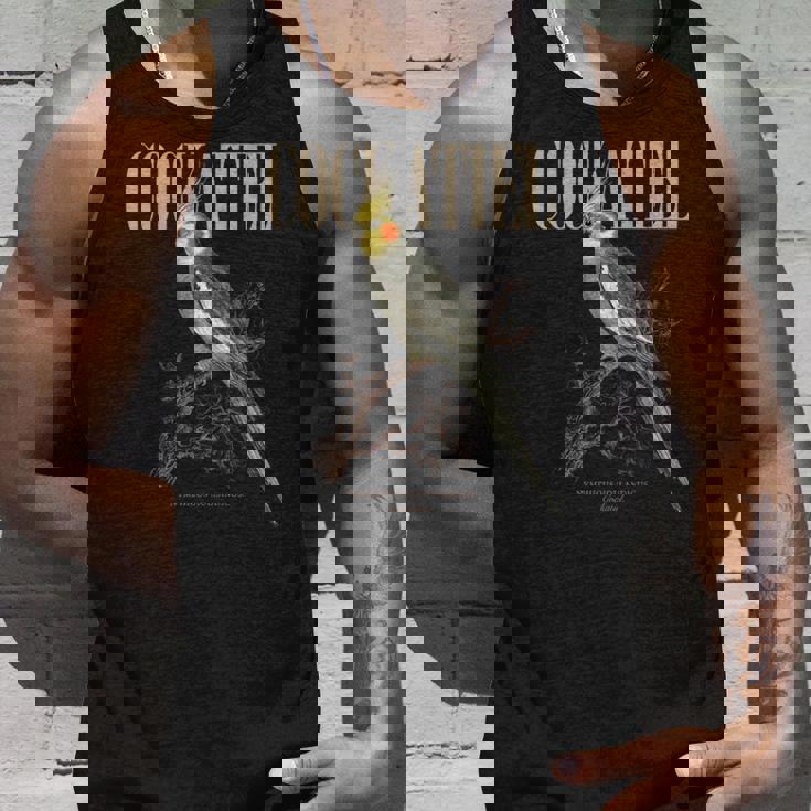 ビンテージ オカメインコ バードウォッチング アート 自然 愛 鳥 長袖tシャツ タンクトップ 彼への贈り物