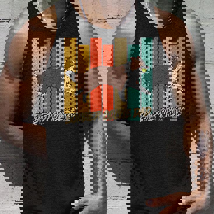 ビンテージ レッドボーダーコリー 犬 お父さん 犬 飼い主 父の日 タンクトップ 彼への贈り物