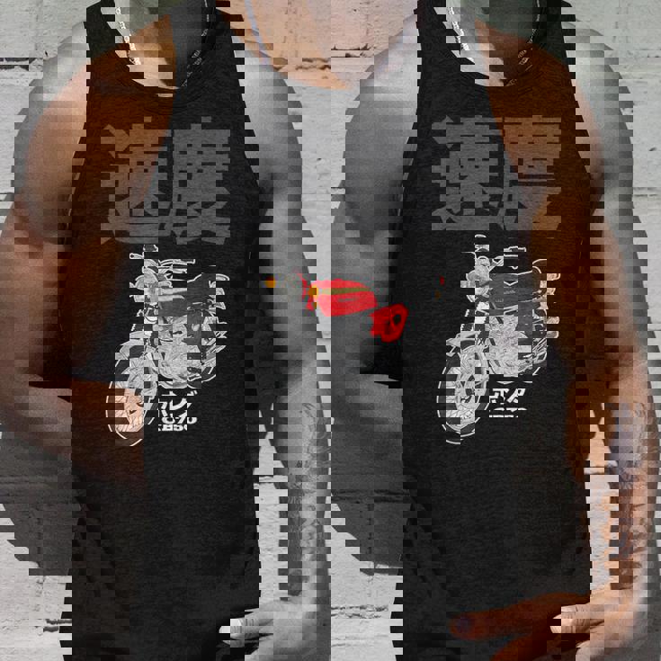 ビンテージ日本製cb750オートバイデザイン タンクトップ 彼への贈り物