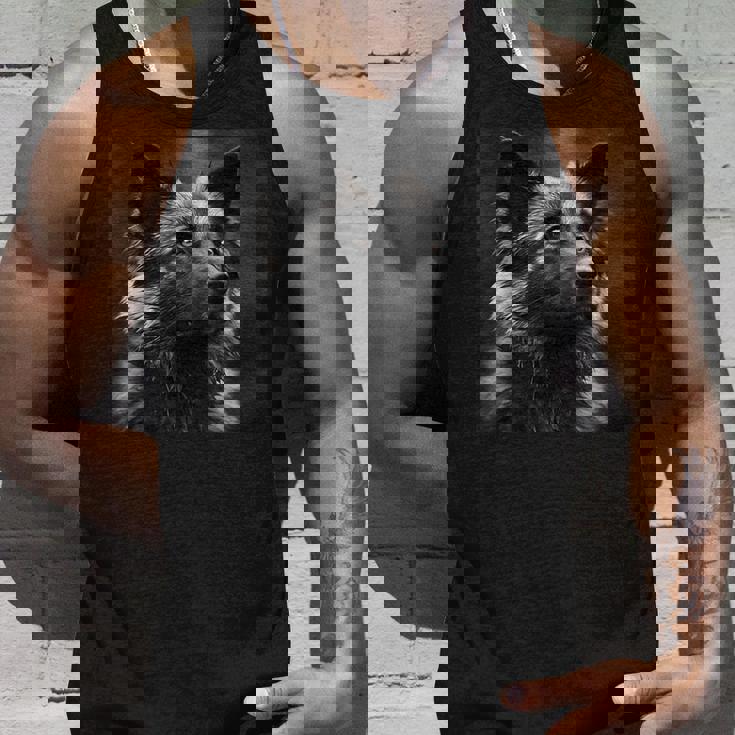 ビンテージ秋田犬 シネマティック写真 タンクトップ 彼への贈り物