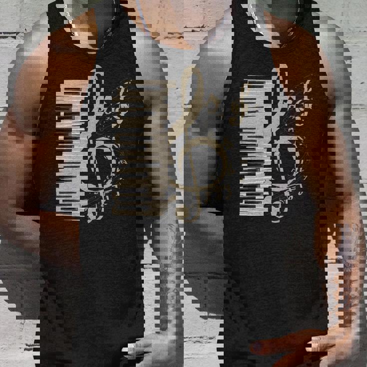 ピアノ音部記号 音楽ギフト ト音記号 ピアノ 長袖tシャツ タンクトップ 彼への贈り物