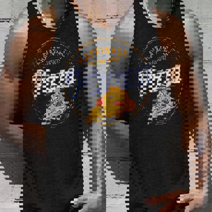 ピザナポリタンレトロスナックビンテージチーズデザイン タンクトップ 彼への贈り物