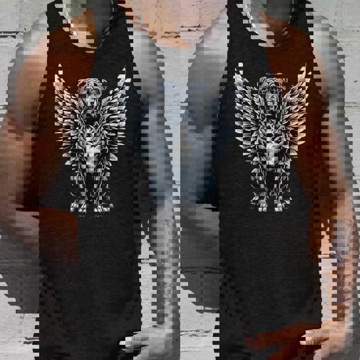 ピットブル 天使 犬 翼 動物 ペット メモリアル。 タンクトップ 彼への贈り物