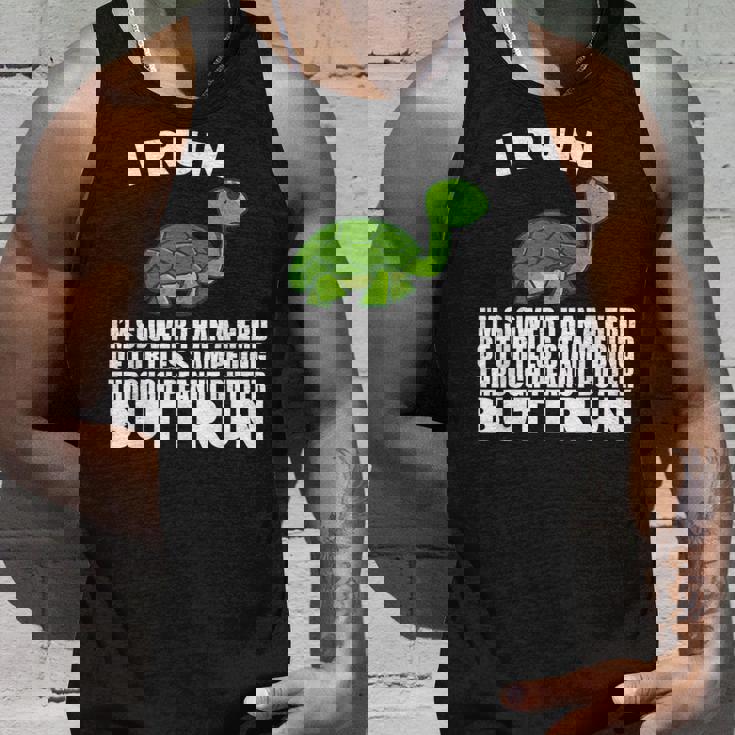 ピーナッツバターで亀よりもゆっくり走る タンクトップ 彼への贈り物