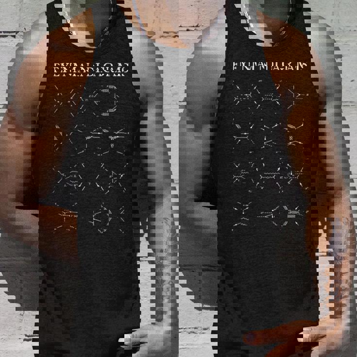 ファインマン図 理論物理学 物理学者 科学数学 タンクトップ 彼への贈り物