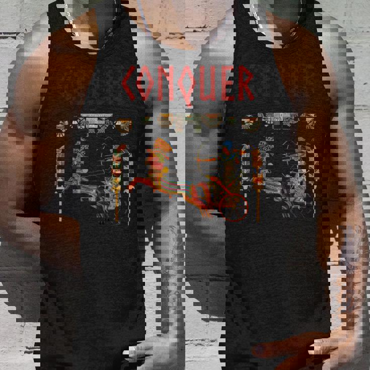 ファラオを克服 ラムセス2世 古代エジプトの王道 長袖tシャツ タンクトップ 彼への贈り物