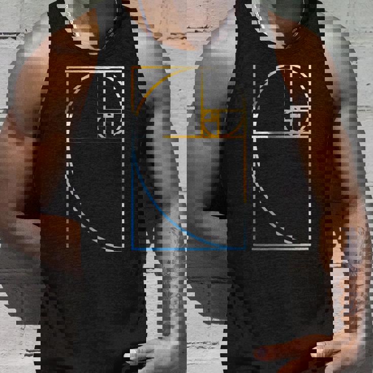 フィボナッチ 黄金比 幾何学 数学 タンクトップ 彼への贈り物