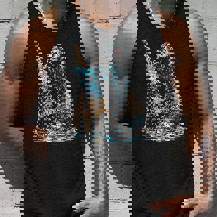 フェレット 自然 絵画 動物 モチーフ アートワーク フェレット タンクトップ 彼への贈り物