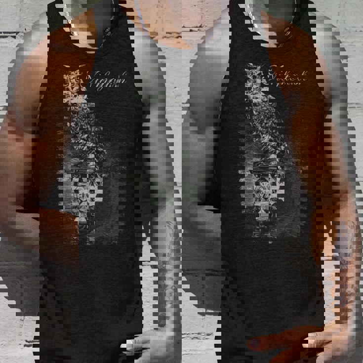 フクロウガラス タンクトップ 彼への贈り物