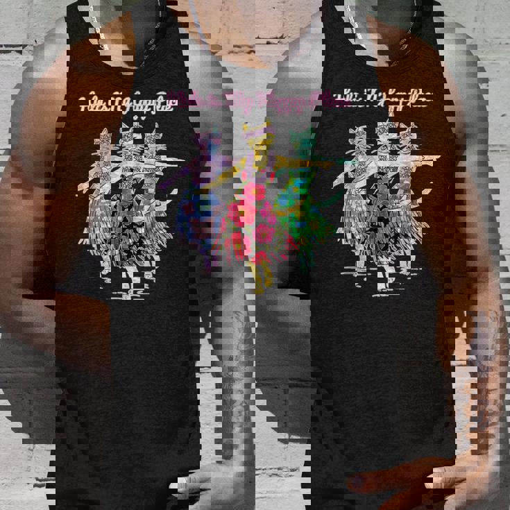 フラダンスを踊る猫 タンクトップ 彼への贈り物