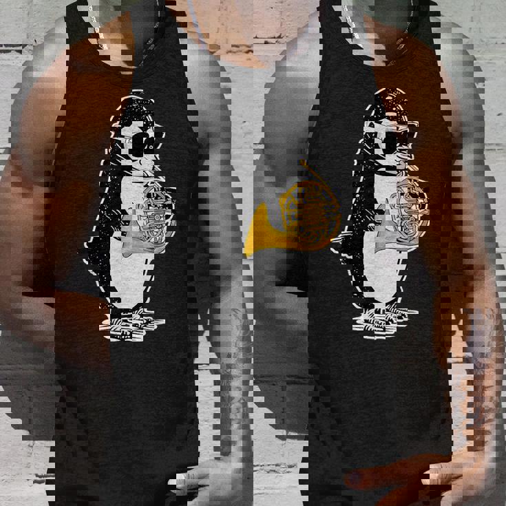 フレンチホルン奏者 ペンギン好き 音楽 フレンチホルン タンクトップ 彼への贈り物