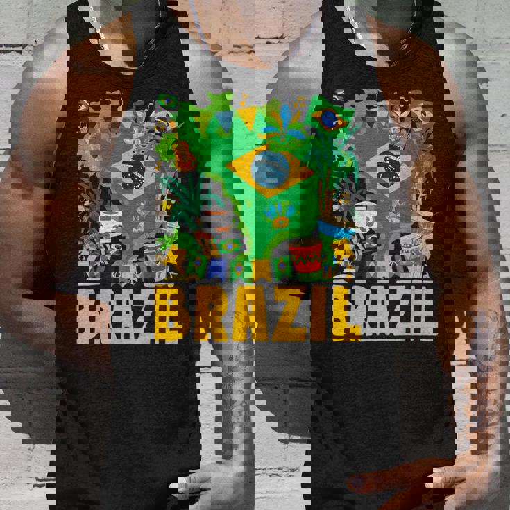 ブラジル国旗衣装のアイデア ブラジル&ブラジルの国旗 タンクトップ 彼への贈り物