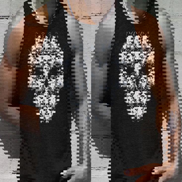 ブルテリア スケルトン ハロウィン コスチューム 怖い タンクトップ 彼への贈り物