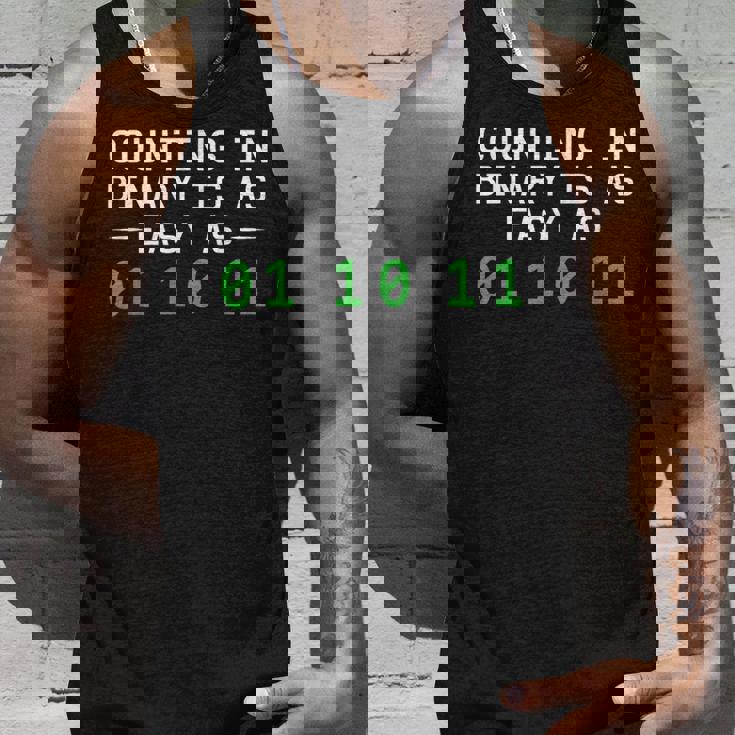 プログラマー カウントイン バイナリコード バイナリコーディング タンクトップ 彼への贈り物