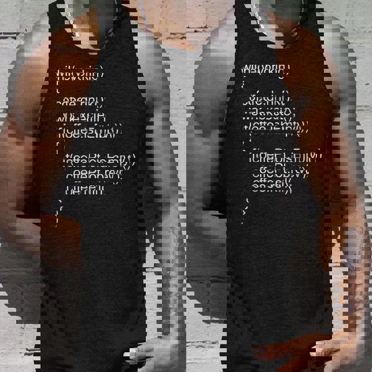 プログラマー向けソースコードプログラムコード タンクトップ 彼への贈り物