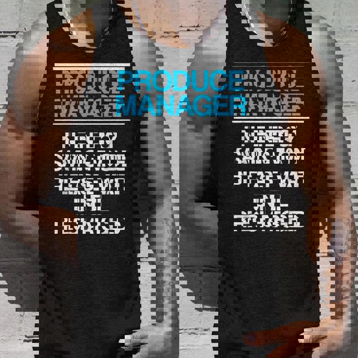 プロデュースマネージャー 食料品店スーパーバイザー タンクトップ 彼への贈り物